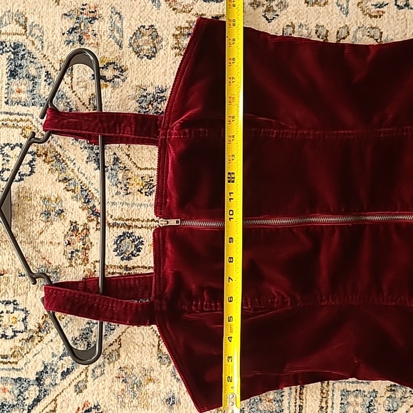 SO BRAND WOMENS JUNIOR PLUS BEAUTIFUL BURGUNDY CORDOROY JUMPER/PENAFORE XXL - Picture 11 of 16